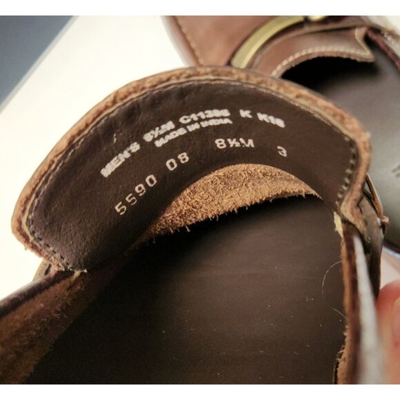Cole Haan Somerset Bit II Brown Croc Print Trim Loafers Leather Mens Shoes 8.5 main image 9